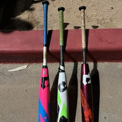 USSSA DeMarini Baseball Bats - Green Zen, Zoa, Custom Zoa