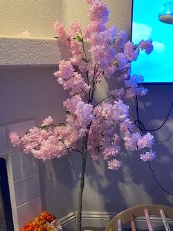 Artificial Cherry Blossom Branch Pink