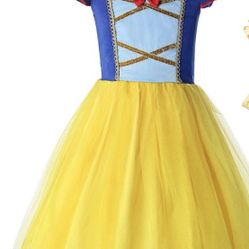 Snow White Princess Dress And Backdrop 