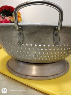 Vintage Strainer Aluminum And Silent Butler