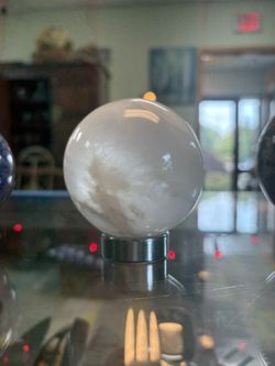 White Agate Sphere