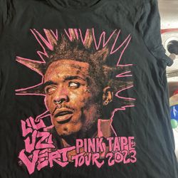 Lil Uzi Tour Shirt Pink Tape 