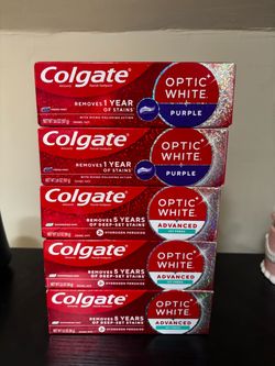 Colgate Optic White Toothpaste Bundle – 5 Pack