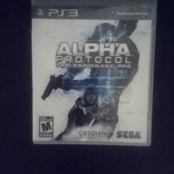 PS3 ALPHA PROTOCOL