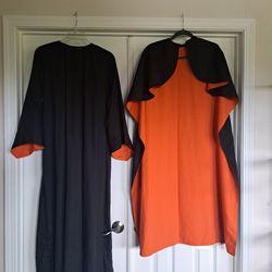 Halloween Costume Witch Wizard - Removable Cape - Custom Made