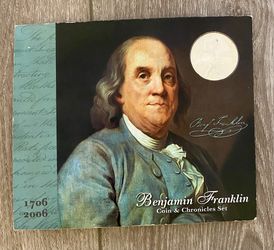 2006 Benjamin Franklin Coin & Chronicles Set A Special Release on his 300th Anniversary