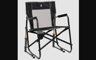 NEW! GCI Freestyle Rocker Camping Chair – Black Model # 6034651