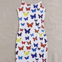 Butterfly Bodycon Dress MEDIUM (6)