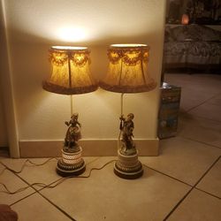 Antique Porcelain Lamps