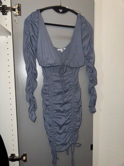 Baby blue dress