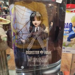 Monster High Wednesday Adams Collectible Doll in Nevermore Academy Uniform