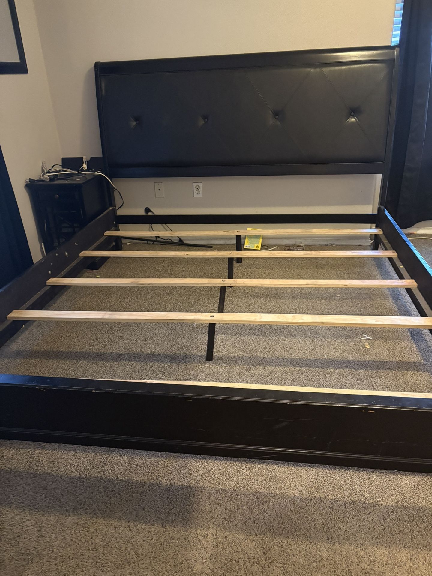 King size bed frame