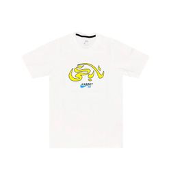 Nike SB x Carpet Company Men's Size XS T-Shirt Tee Speed Yellow/White DC0727-100