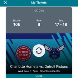 Charlotte Hornets VS Detroit Pistons