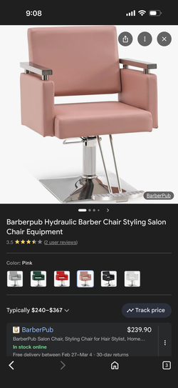 Cosmetology chair