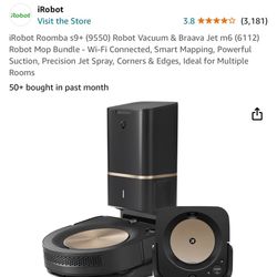 iRobot Vacuum and Robot Mop Bundle