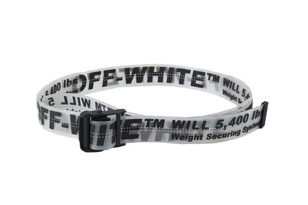 off white belt black