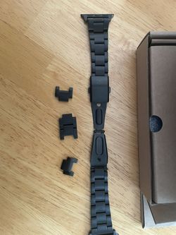 NEW Black Stainless Steel Apple Watch  Band