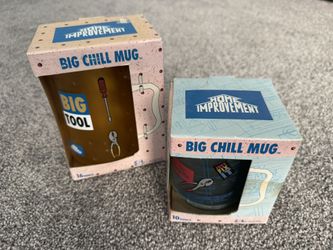 Home Improvement Big Chill Mugs. Vintage 1980s Collectible. Tim Allen