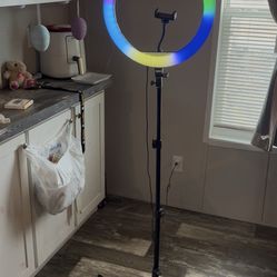 Adjustable ring light