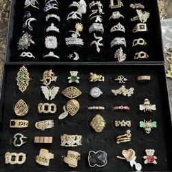 rings!  $22 And $15 from size 5,6,7,8,9 and 10 18kt gold plated And Silver.  Price is for each one