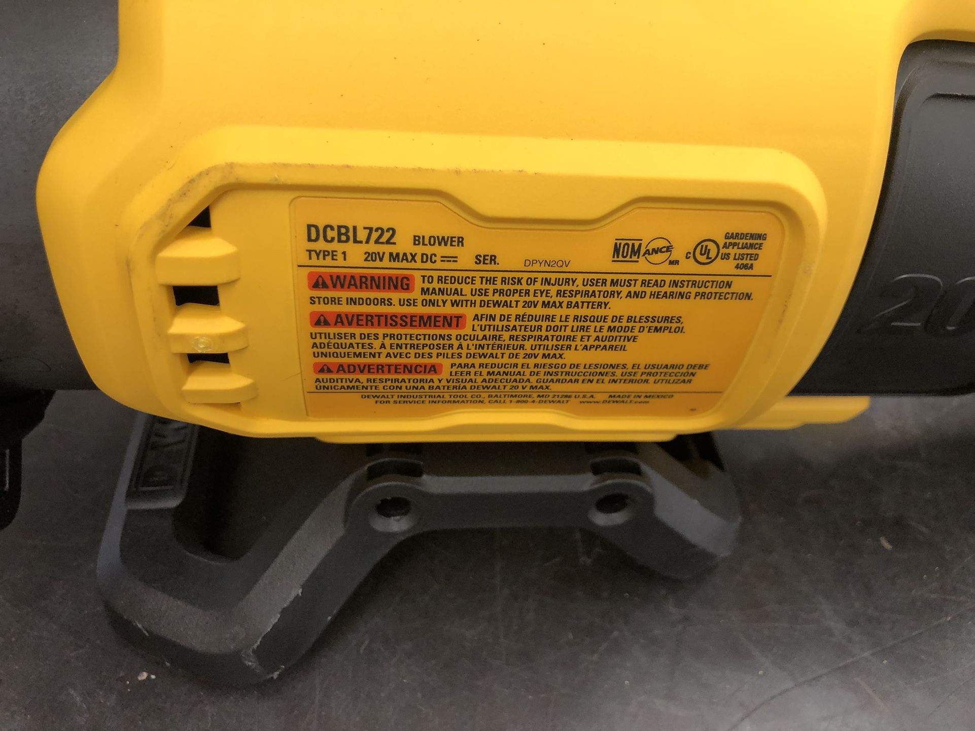 DeWalt Blower 20v