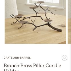 CRATE AND BARREL Candle Holder Or Decorative Piece