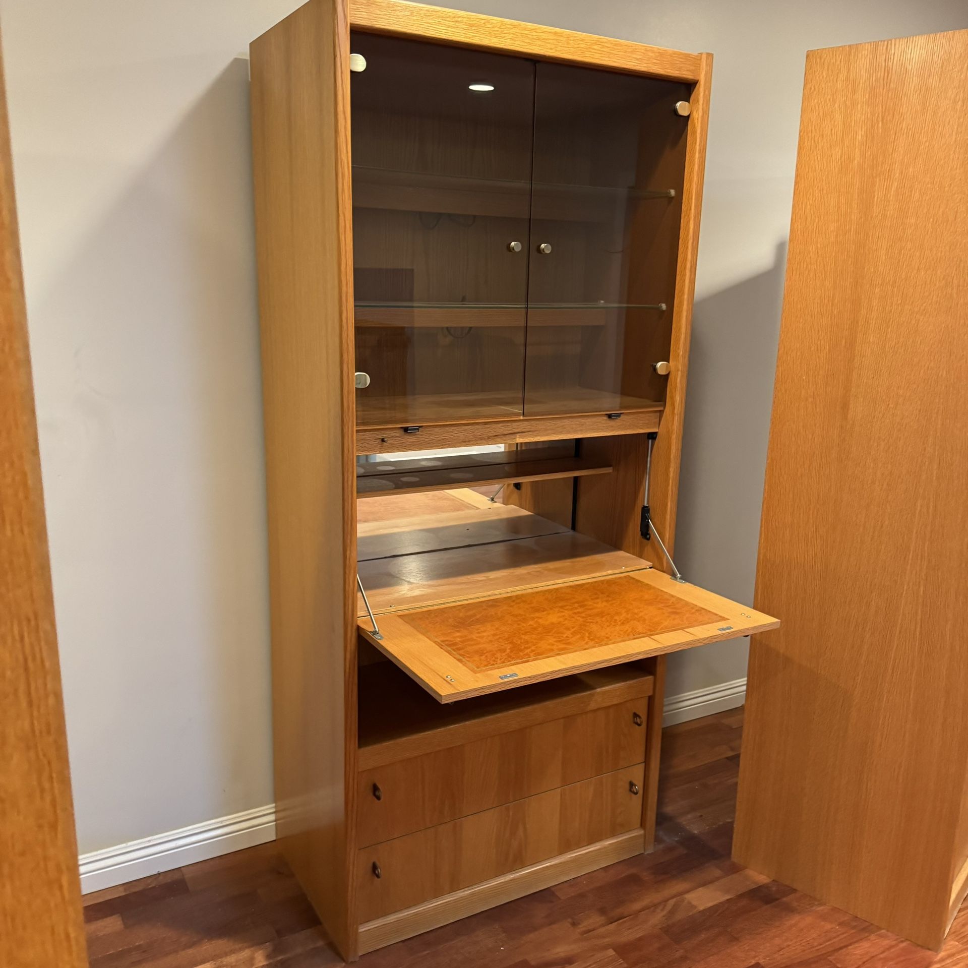 Vintage Mid Century Modern Shelf Desk Unit Very Good Condition