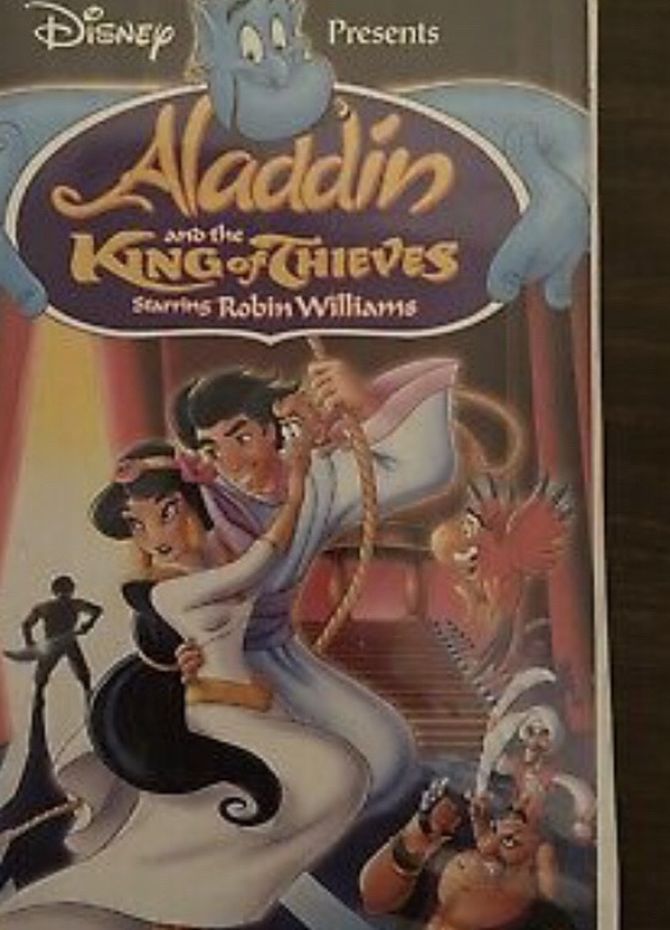 Aladdin and the King of Thieves VHS Rare