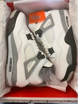 Jordan 4 white cement