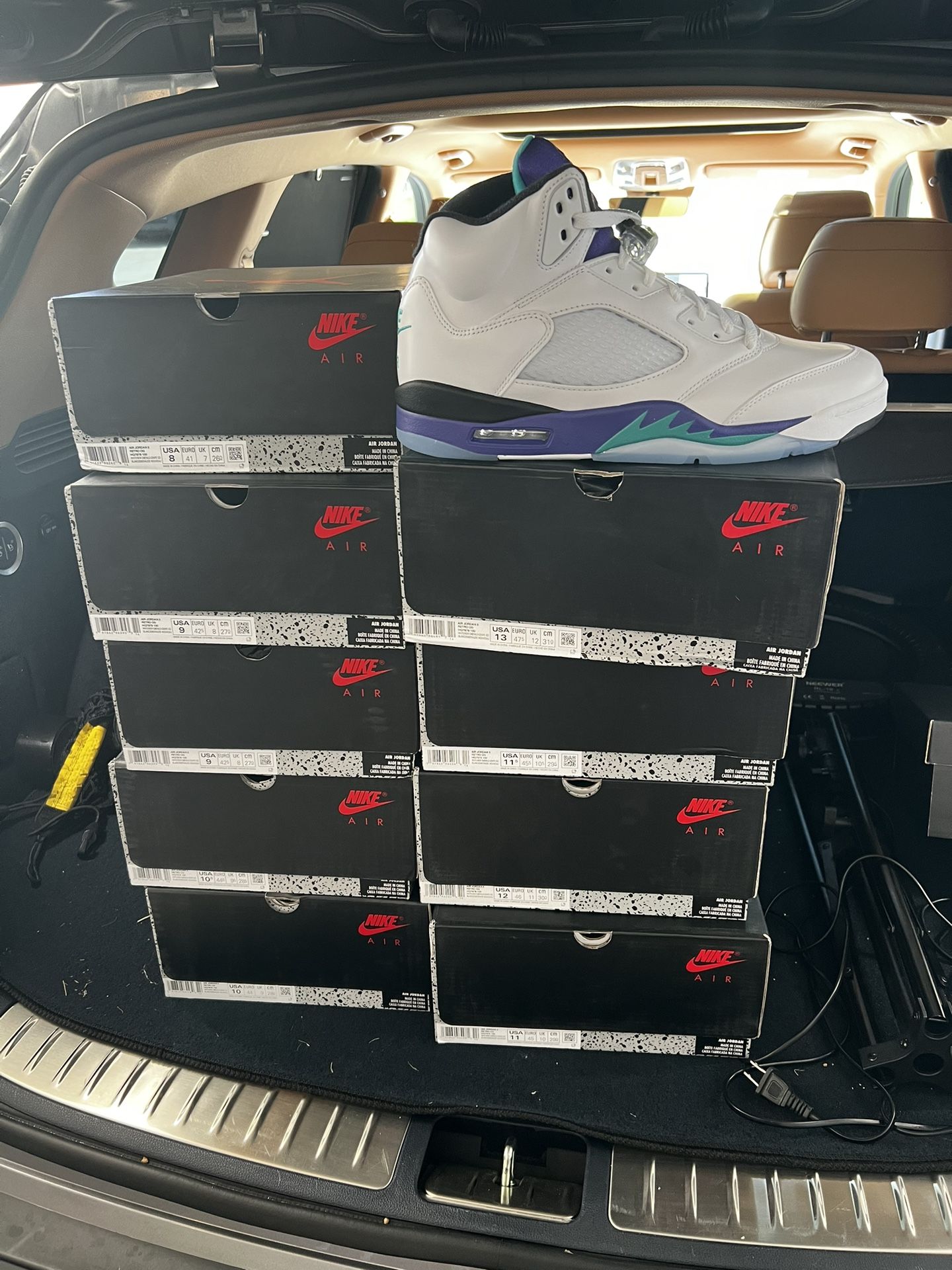 Jordan 5 Grapes - Retail Prices