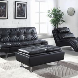 Brand New Sofa Bed Black Only $25 Down!!!