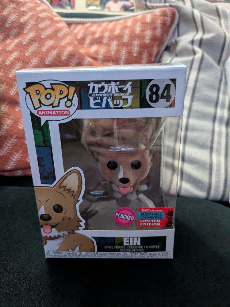Funko POP! Animation: Cowboy Bebop - Ein (Flocked)(2020 Fall Convention) #84