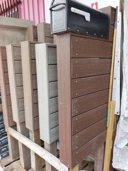 Mail box poles