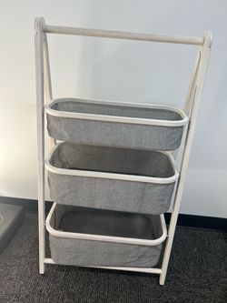 West Elm Bamboo Triple Storage Rack