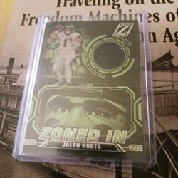 Really Nice 2024 Panini Jalen Hurt Game Worn Jersey Card Mint .!!!
