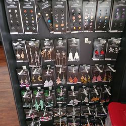 Halloween earrings and braces brand new