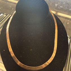 10KT Gold Herringbone Chain 42193-1