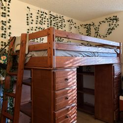 TWIN SIZED LOFT BED