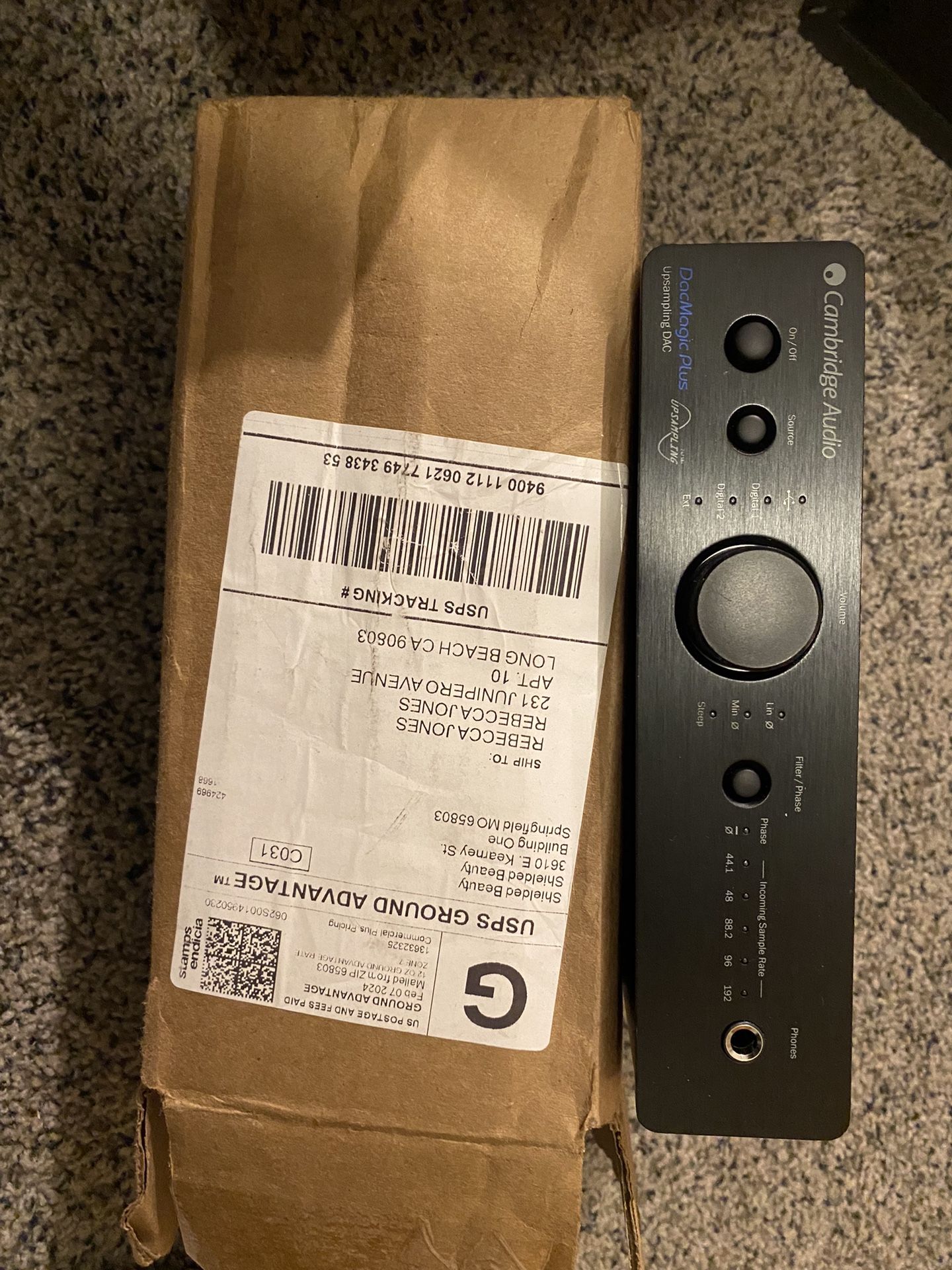 Cambridge audio DAC magic plus up sampling DAC headphones amplifier