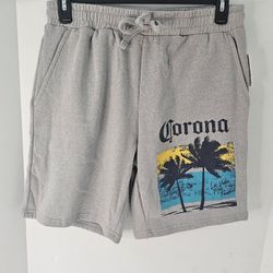 Mens Small(28-30) Corona Summer Jogger Fleece Shorts 