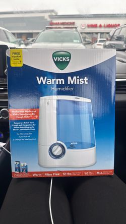Warm mist humidifier