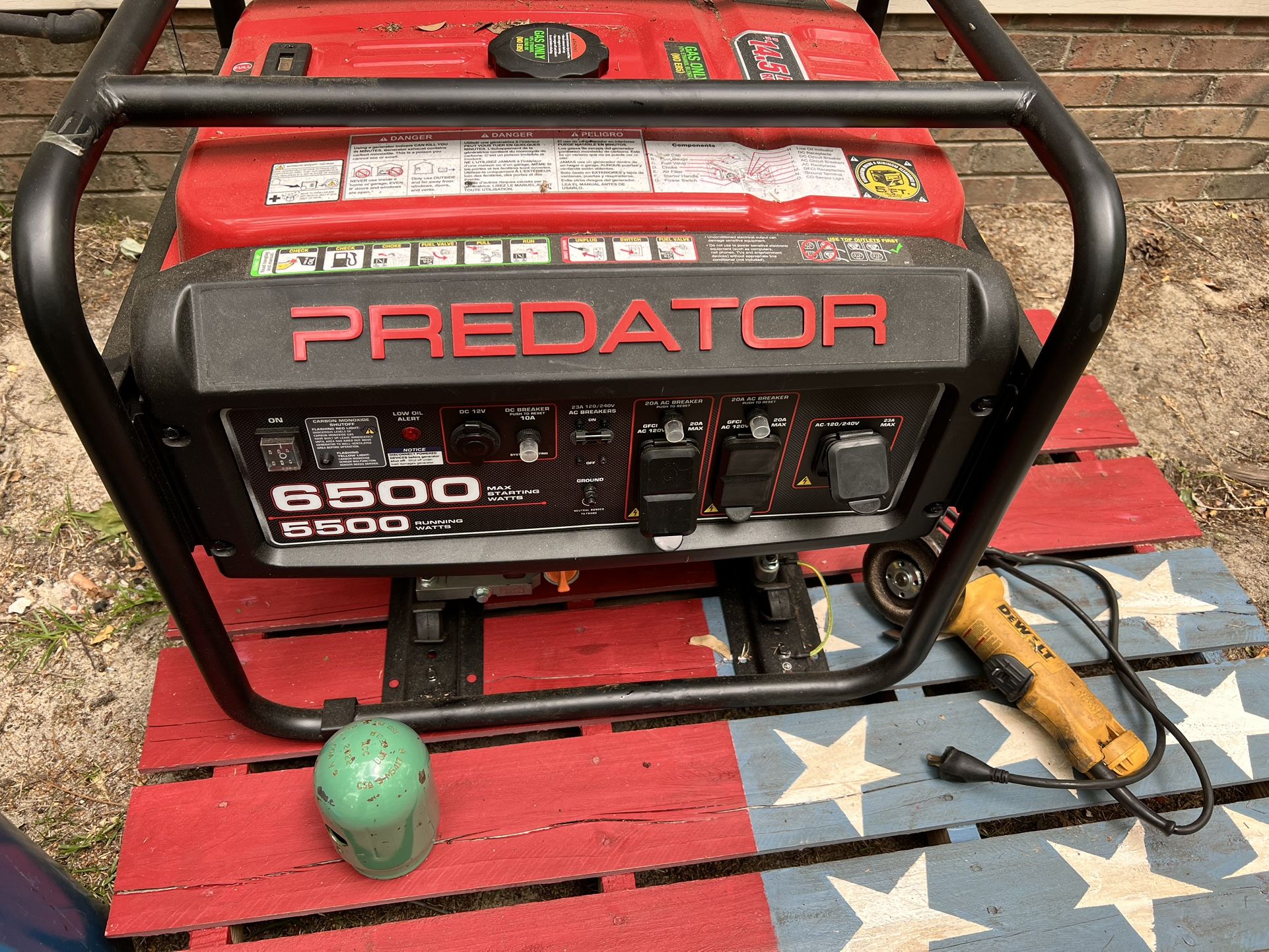 Predator Power Generator 6500/5500 WATTs