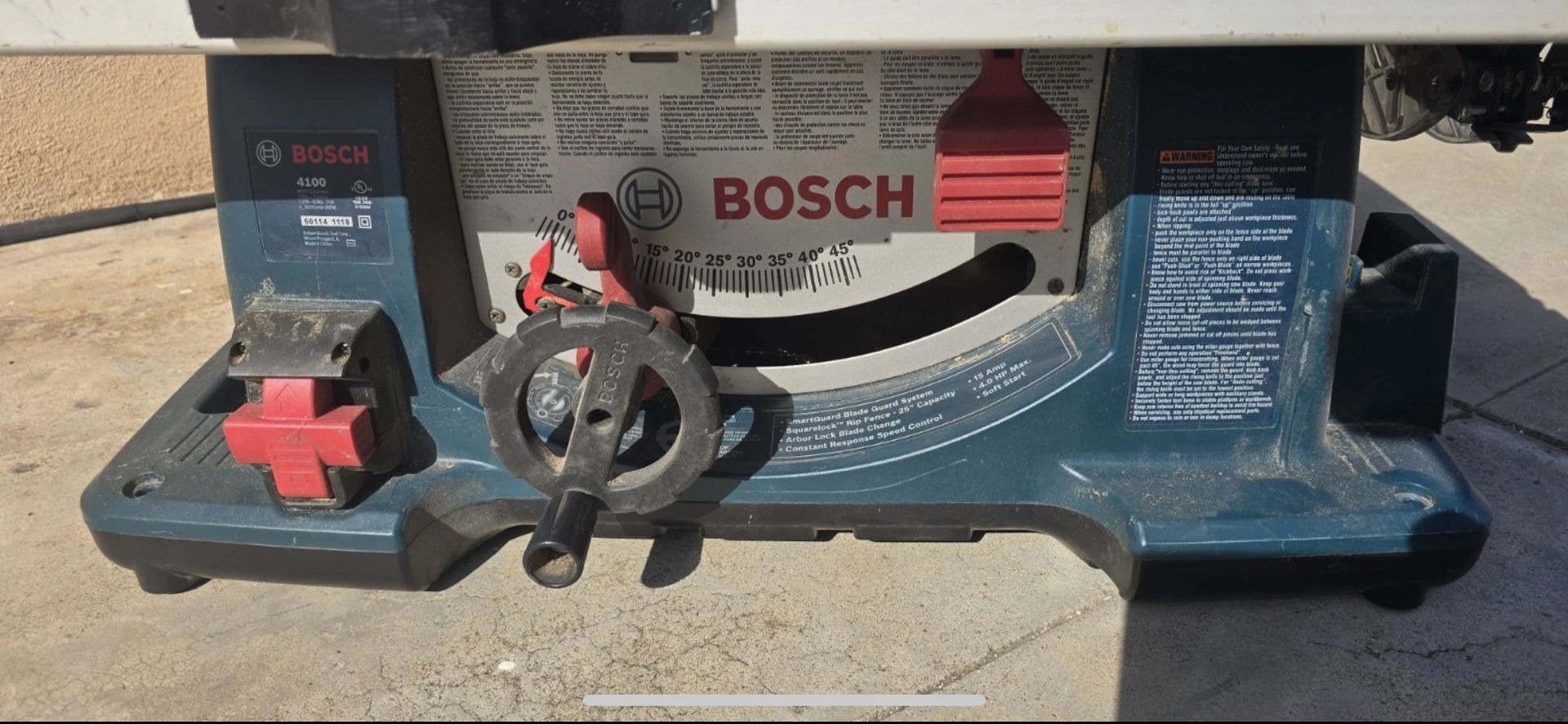 Bosch 4100 Table Saw