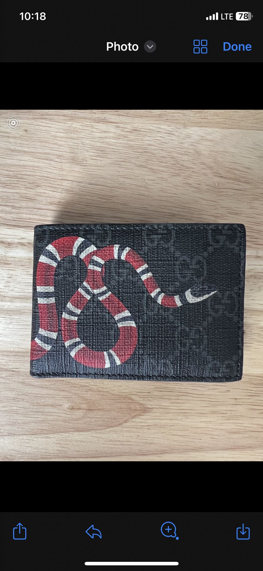 Gucci Bi Fold Mens Wallet for Sale in Plainfield, IL - OfferUp