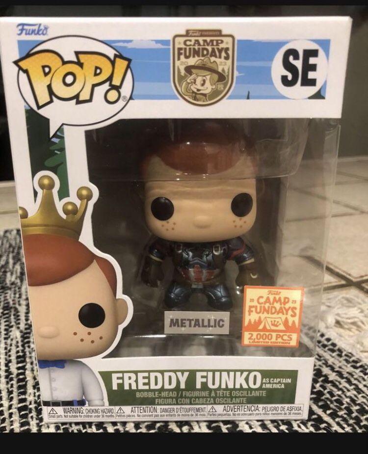 Freddy Funko As Captain America
