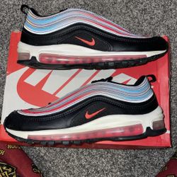 Nike Air Max 97 pure platinum/university red-white