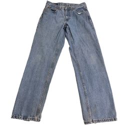 Levi’s 550 Jeans Men 30x32 Blue Denim Straight Leg Light Wash Low Rise (30x31)