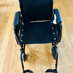 Invacare Tracer SX5 Light Weight Transfer Wheelchair, 2 Pair Leg Rests