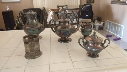 Set silver plated